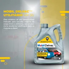 Oleo Motor Diesel 5w30 Sintetico Mobil Delvac Mx Ld Galao 4l Foto mini 4