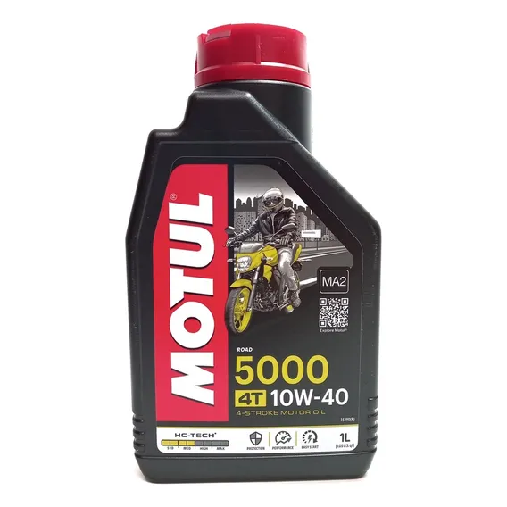 Óleo Motul 5000 10w40 4t Semi Sintético Ninja 300 1 Lt Foto 1
