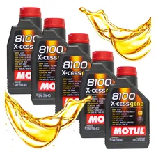 Óleo Motul Para Carros 8100 5w40 Sintético 5 Litros Foto mini 1
