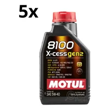 Óleo Motul Para Carros 8100 5w40 Sintético 5 Litros Foto mini 4