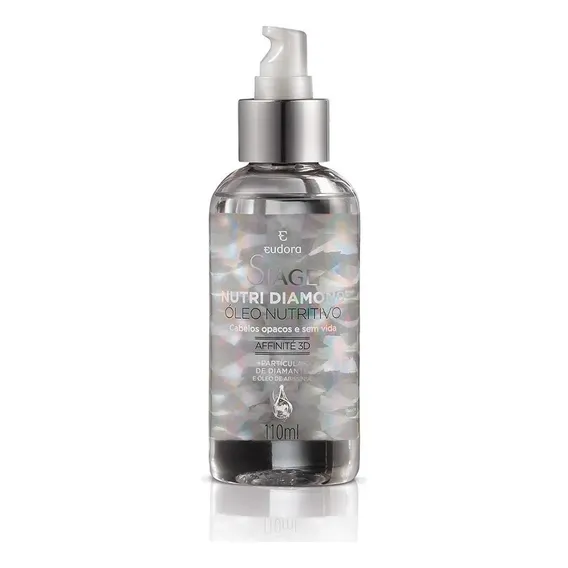 Óleo Nutri Diamond 110ml Siàge Eudora Nutrição Capilar Foto 1