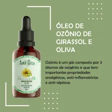 Óleo Ozônio De Girassol Oliva Ozonizado Ozonioterapia 3x50ml Fragrância Suave Foto mini 4