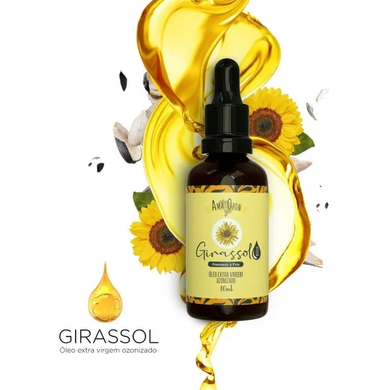 Óleo Ozonizado Girassol Super Concentrado Ozonioterapia 30ml Foto 1