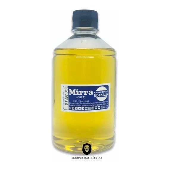 Óleo Para Unção Frasco Com 500ml Mirra - Óleo Puro! Foto 1