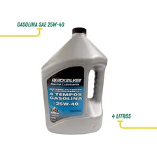 Óleo Quicksilver 25w40 4t Mercruiser Gas Galão 4 Litros Foto mini 4