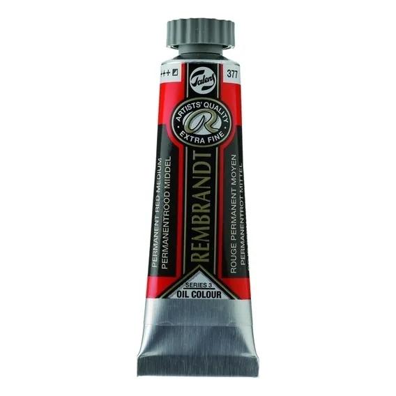 Oleo Rembrandt Permanent Red Medium +++377 15ml Foto 1