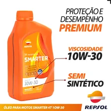 Óleo Repsol 10w30 Semissintético Smarter Moto 4 Tempos 1l Foto mini 3