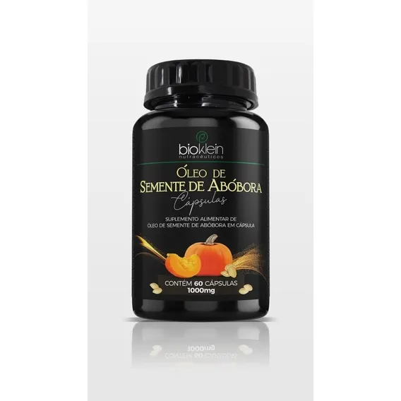 脫leo Semente Ab贸bora - Prostata 60 C谩psulas 1000 Mg Foto 1