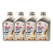 Óleo Shell Helix Ultra 0w20 100% Sintético Gm Dexos 1 Kit 4l Foto  mini 1