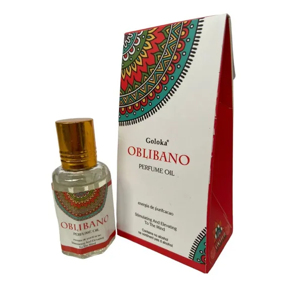 Óleo Tratamento Da Pele Para Corpo Goloka Óleo Vegetal Olibano En Frasco De Vidro De 10ml/52g Olibano Foto 1