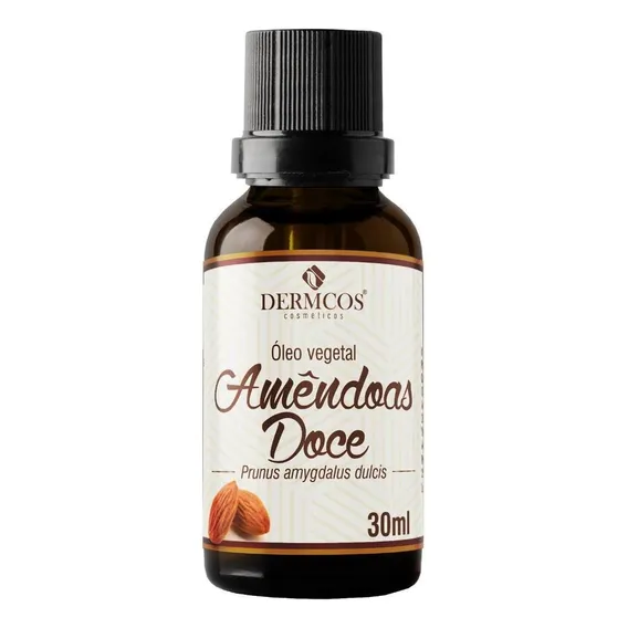 Óleo Vegetal De Amêndoas Doce 30ml Dermcos Foto 1