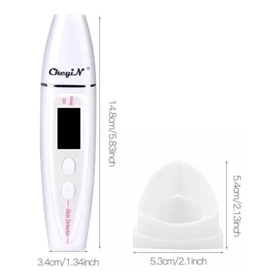 Oleosidade Analisador Pele Facial Cabelo Elasticidade E Luz Foto 1
