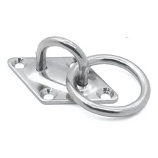 Olhal Base Suporte Losango Aço Inox 5mm C/ Argola Anel 175kg Foto mini 4