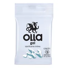 Olla Gel Lubrificante Íntimo C/ 3 Sachês De 5g Cada Foto  mini 1