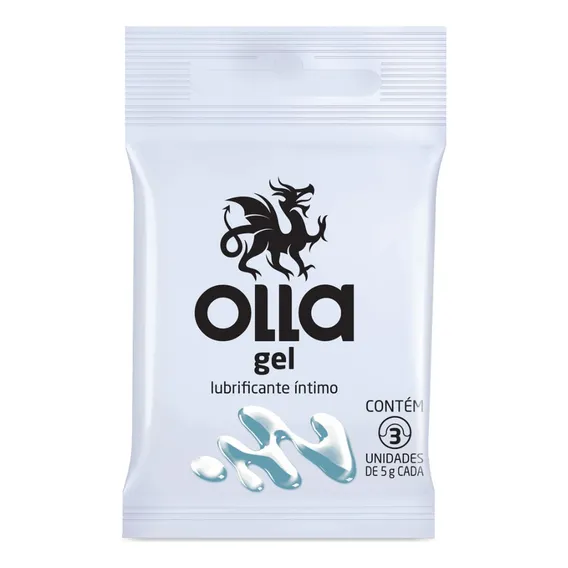 Olla Gel Lubrificante Íntimo C/ 3 Sachês De 5g Cada Foto 1