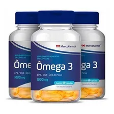 Omega 3 1000mg C/60 - Kit C/3 Frascos Foto mini 1