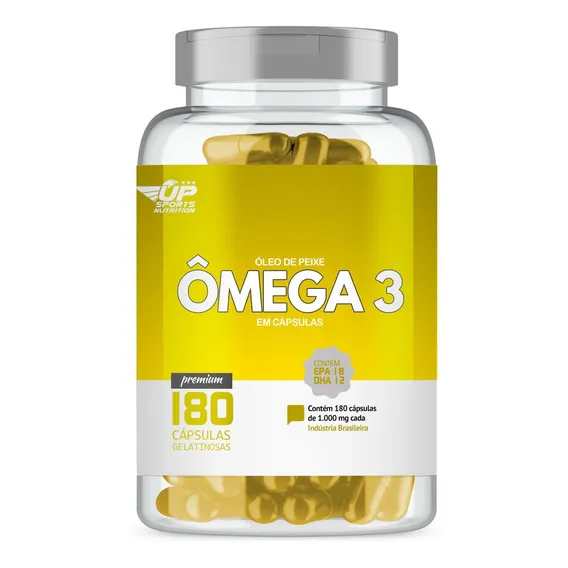 Omega 3 1000mg Com 180 Cápsulas Up Sports Nutrition Foto 1