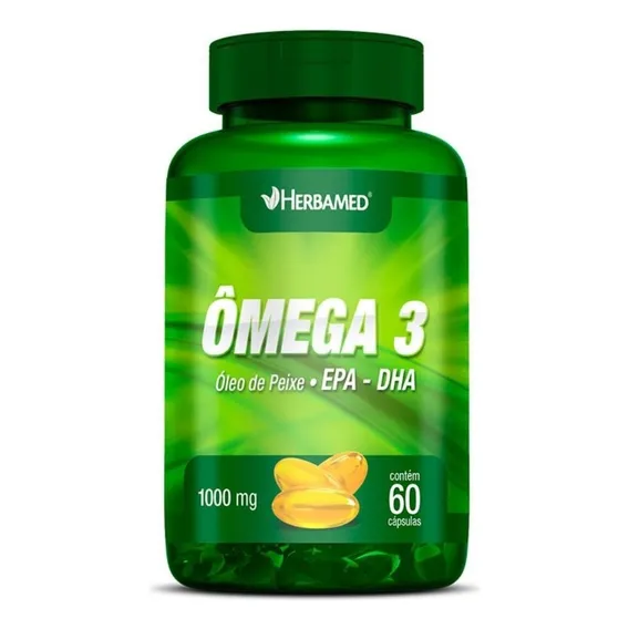 Ômega 3 Herbamed 60cáps 1000mg Foto 1
