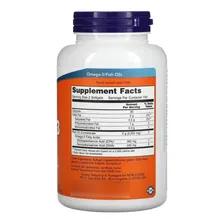 Ômega 3 Now Foods 200 Softgels 1000mg 180EPA 120 DHA Foto mini  2