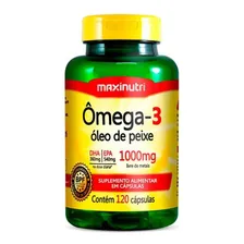 Omega 3 Óleo De Peixe 120 Capsulas 1000mg Maxinutri Foto mini 1