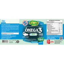 Ômega 3 Óleo de Peixe Unilife 120 Cápsulas 1200mg Foto mini  3