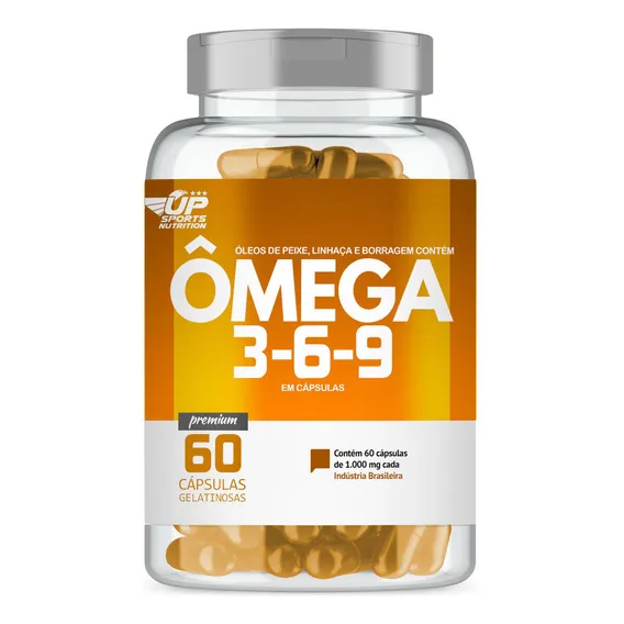 Omega 369 1000mg Com 60 Cápsulas Up Sports Nutrition Foto 1