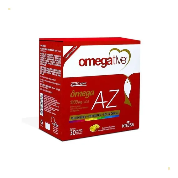 Omegative Az Com 30 Cápsulas Centrum Polivitaminico Kress Foto 1