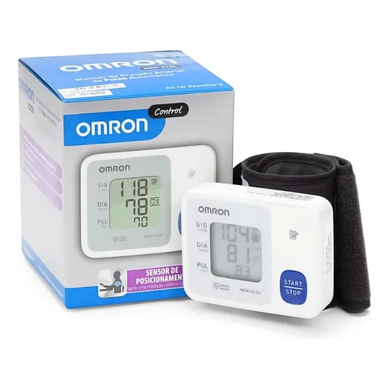 Omron 6124 Aparelho Medidor Pressão Arterial Pulso Cor Cinza Foto 1