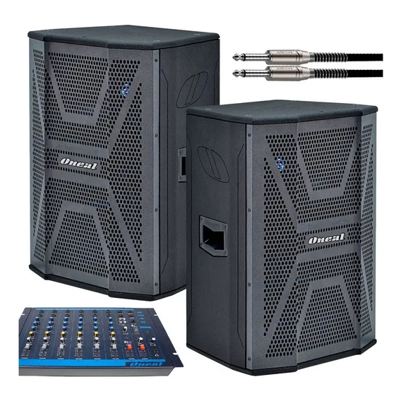 Oneal Omx6 + Opb1315r + Ob1315r Som Profissional 500w Foto 1