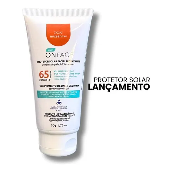 Onface Filtro Solar Vegano Fps 65 Uva-pf 23 -60 G Biozenthi Foto 1