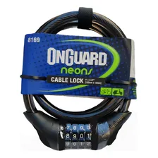 Onguard Segredo Neon 8169 Cor Preto Cadeado Bike Bicicleta Moto Foto mini 1