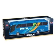 Onibus Infantil Brinquedo Iveco Usual 45 Cm Divertido Cor Azul Foto mini 1