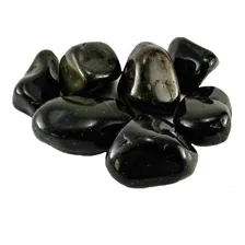 Onix Preto Pedra Rolada - Semi Preciosas 100 G Foto mini 1
