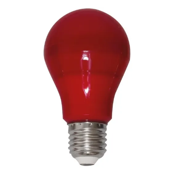 Opus Led - Lâmpada A60 Led 6w Bivolt E27 Vermelha - Lp 33167 Foto 1