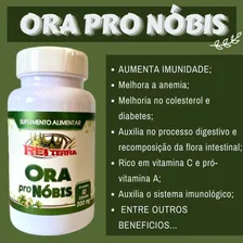 Ora Pro Nobis 500mg 60 Cápsulas Vitaminas B1 B2 B3 Foto mini 2