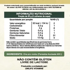 Ora Pro Nóbis Farinha Unilife Orapronobis Pronobis Pó 150g Sabor Natural Foto mini  3