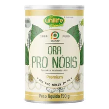 Ora Pro Nóbis Farinha Unilife Orapronobis Pronobis Pó 150g Sabor Natural Foto  mini 1