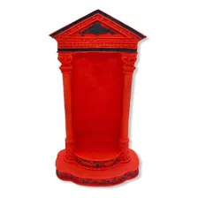 Orat贸rio Em Resina 24 Cm Vermelho E Preto Foto mini 1