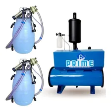 Ordenha Balde Ao Pe Prime 600 C/2 Conjunto C/tarro E Motor 220v Foto  mini 1
