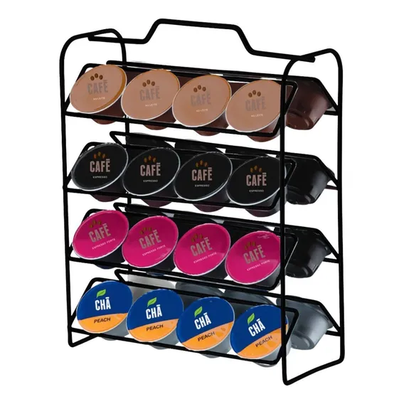 Organizador 32 Capsulas Dolce Gusto Resistente Aço Carbono Foto 1