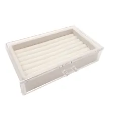 Organizador Acrílico Maquiagem Joias De 4 Gavetas Veludo Foto mini 4