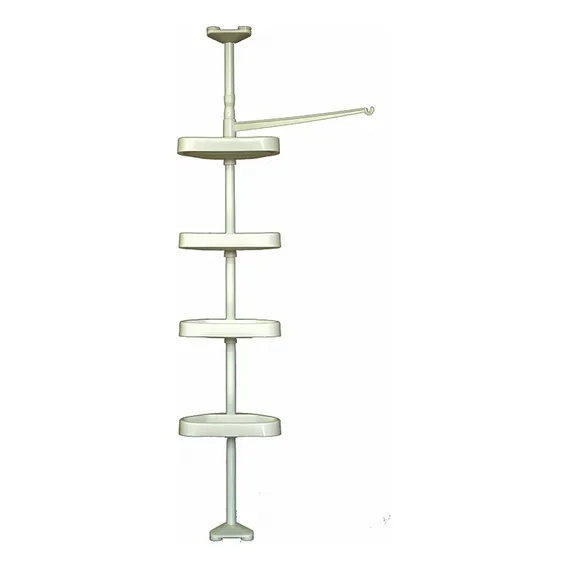 Organizador Banheiro Suporte Prateleira Cantoneira Rack Foto 1