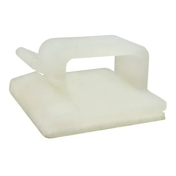 Organizador Cabos E Abraçadeira 12mm Wcl-1206 Adesivo 100pçs Cor Branco Foto 1