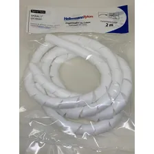 Organizador Cabos Spiral 1pol 25mm Branco Hellermann - 2mts Foto mini  2