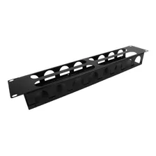 Organizador De Cabos Horizontal Fechado 2u Para Racks 19 Foto mini  3