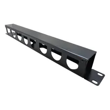 Organizador De Cabos Horizontal Fechado Guia 1u P/ Racks 19 Foto mini 1