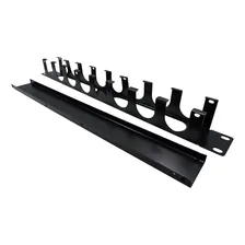 Organizador De Cabos Horizontal Fechado Guia 1u P/ Racks 19 Foto mini 2