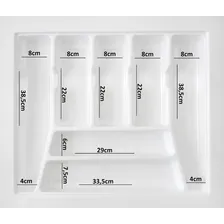 Organizador De Gavetas Divisórias Para Talher Dt 104 Foto mini  3