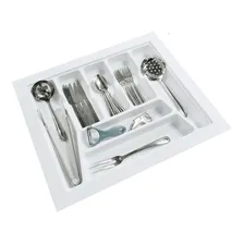 Organizador De Gavetas Divisórias Para Talher Dt 104 Foto  mini 1