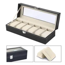 Organizador de rel贸gios Deluxe, 6 rel贸gios Foto mini 2